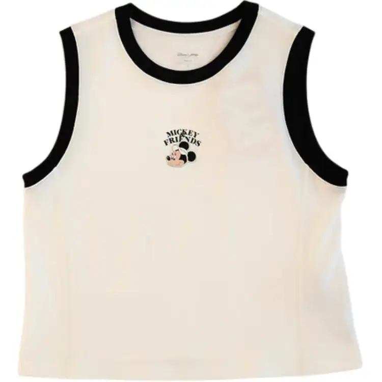 Li Ning Tank Tops Women's White Crew Neck Moderate Straight Fit