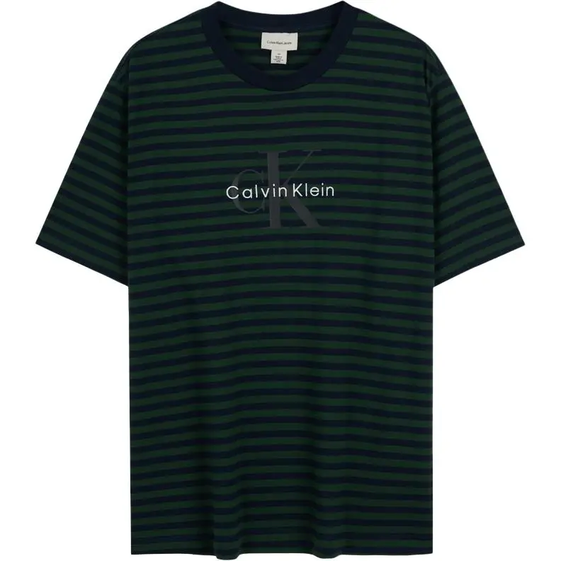 Calvin Klein striped logo T-shirt
