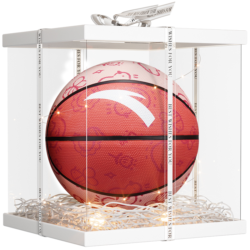 Anta China Mainland Version Rubber Basketball Pink Size 5/7 Training Competition Unisex