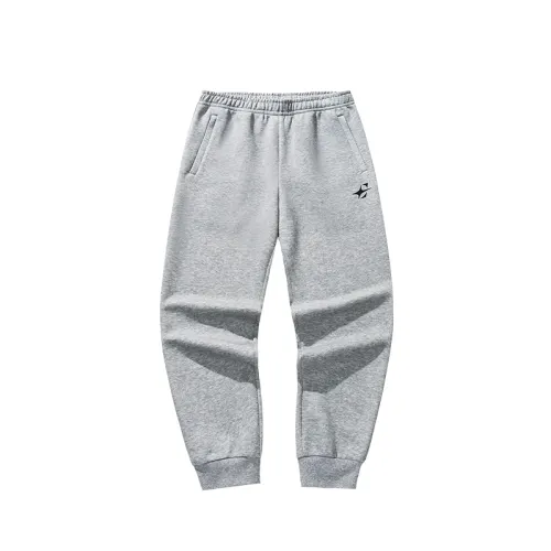ANTA Knitted Sweatpants Men's Moderate Cuffed Pants