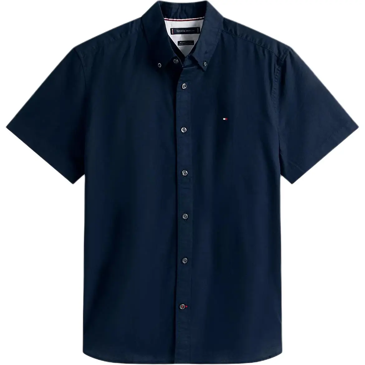 Tommy Hilfiger Shirts Men's Marine Blue Lapel Moderate