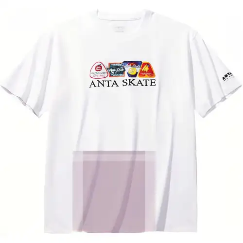 Anta Lifestyle Collection Sports Lifestyle Collection T Shirt Men's Snowflake White