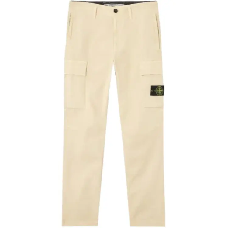 STONE ISLAND Cargo Pants Men's Light Beige