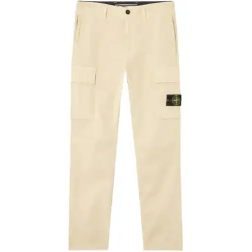 STONE ISLAND Cargo Pants Men's Light Beige