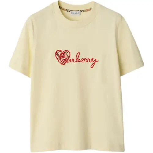 Burberry heart-logo cotton t-shirt