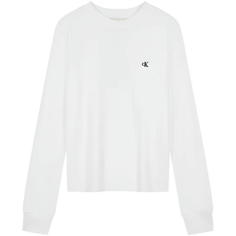 Женский лонгслив CALVIN KLEIN Jeans (белый)