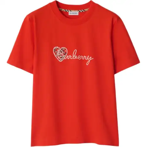Burberry Heart-logo cotton T-shirt