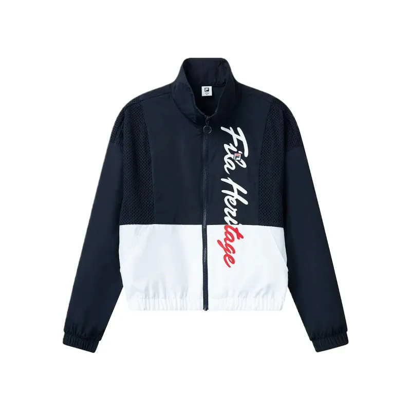 FILA Athletics Jackets Women's RD Royal Blue Stand Collar Moderate Other