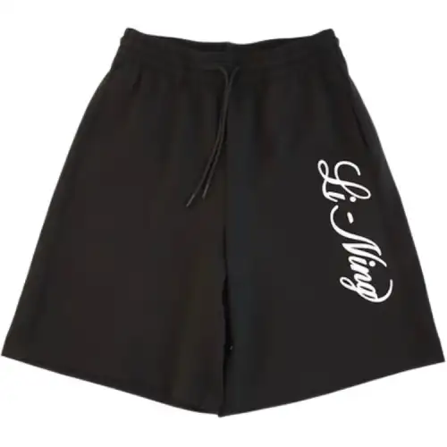 Li Ning Sports Shorts Women's Black Moderate Woven Shorts