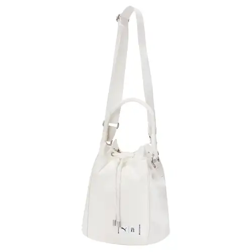 PUMA Liu Wen BUCKET BAG Fabric Handbag Women's Ecru