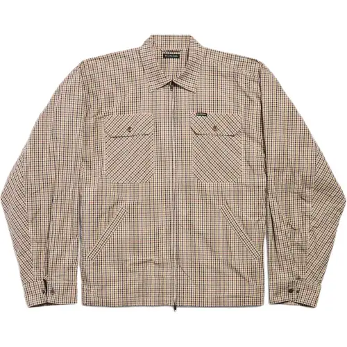 Balenciaga Check pattern Zipped Shirt