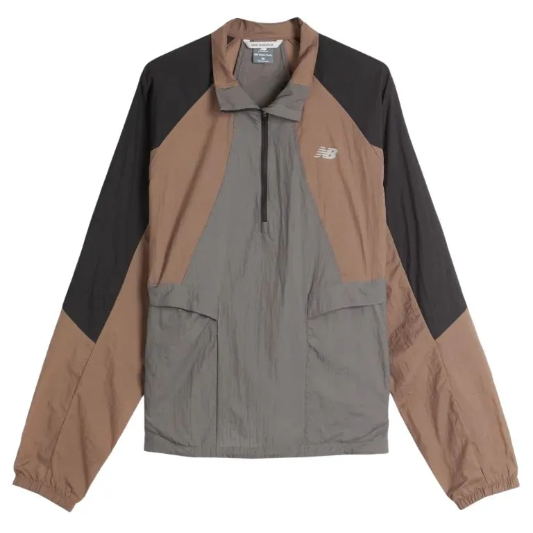 New Balance Colour blocked Half zip Windbreaker