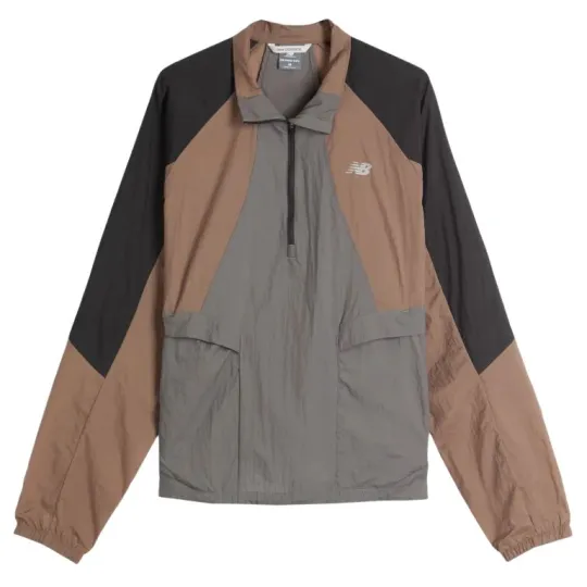 New Balance Colour blocked Half zip Windbreaker