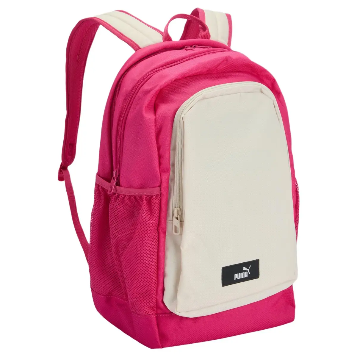 PUMA Fabric Backpack Unisex White & Red