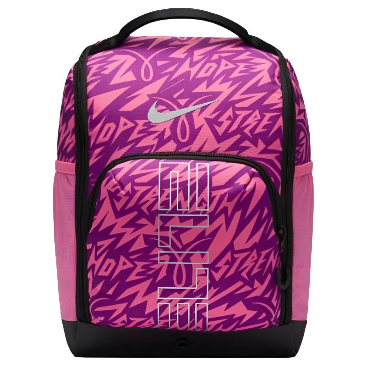 Nike Fabric Backpack Unisex Subtle Purple & Pink & Berry Red & Metallic Silver