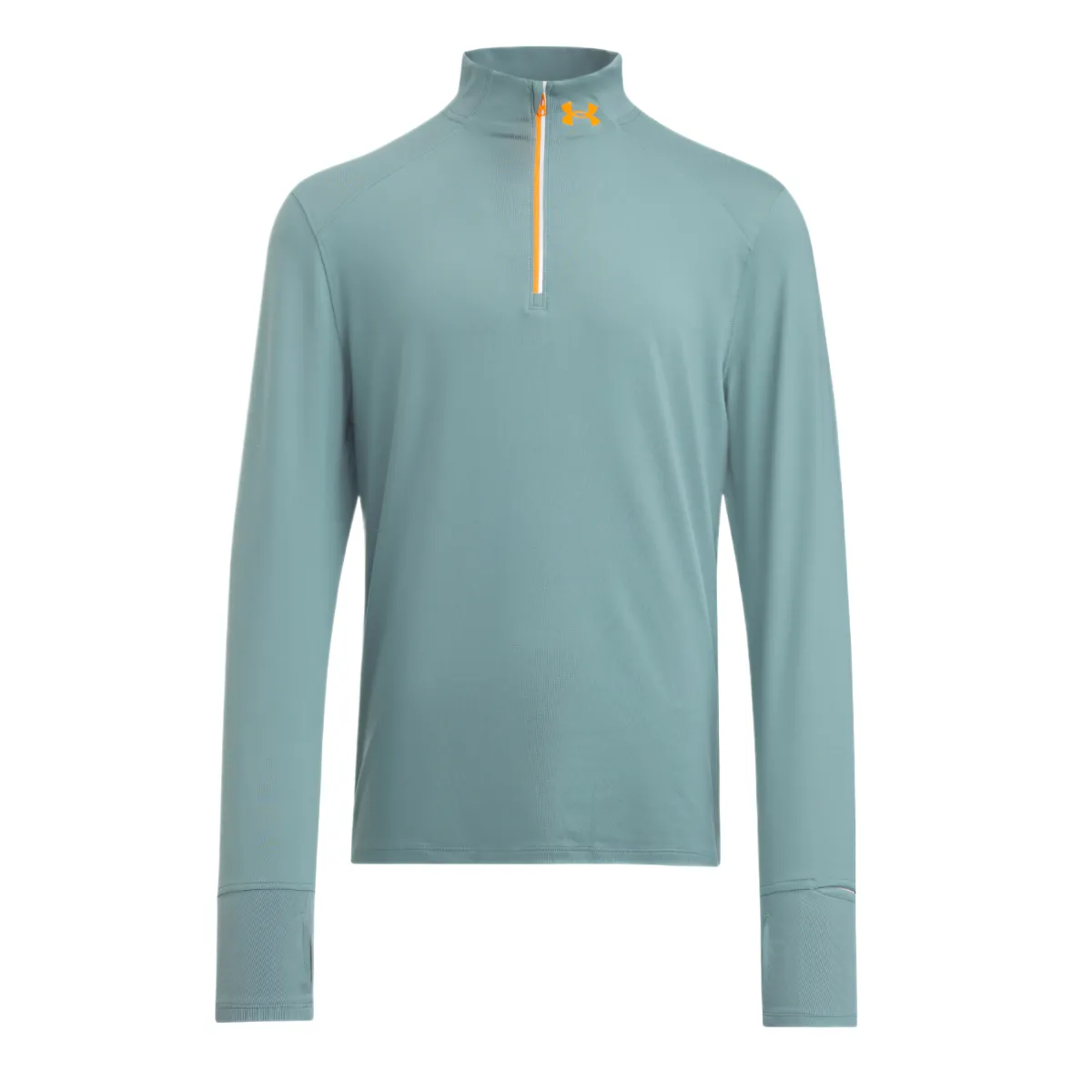 Under Armour T-Shirts Men's Jasper Blue Stand Collar Moderate Straight Fit