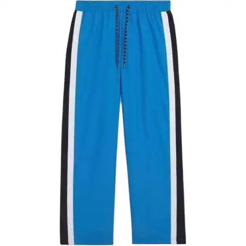 Burberry Casual Pants Men's Blue Moderate Straight Fit Pants