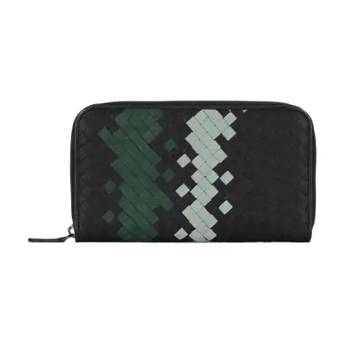 Bottega Veneta Leather Wallet Women's Black