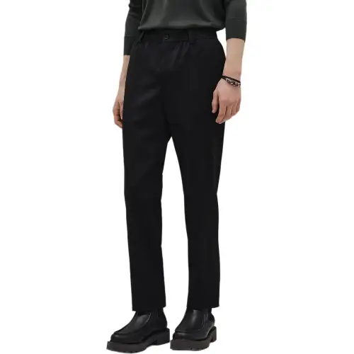 HERMES Casual Pants Men's Black Moderate Other