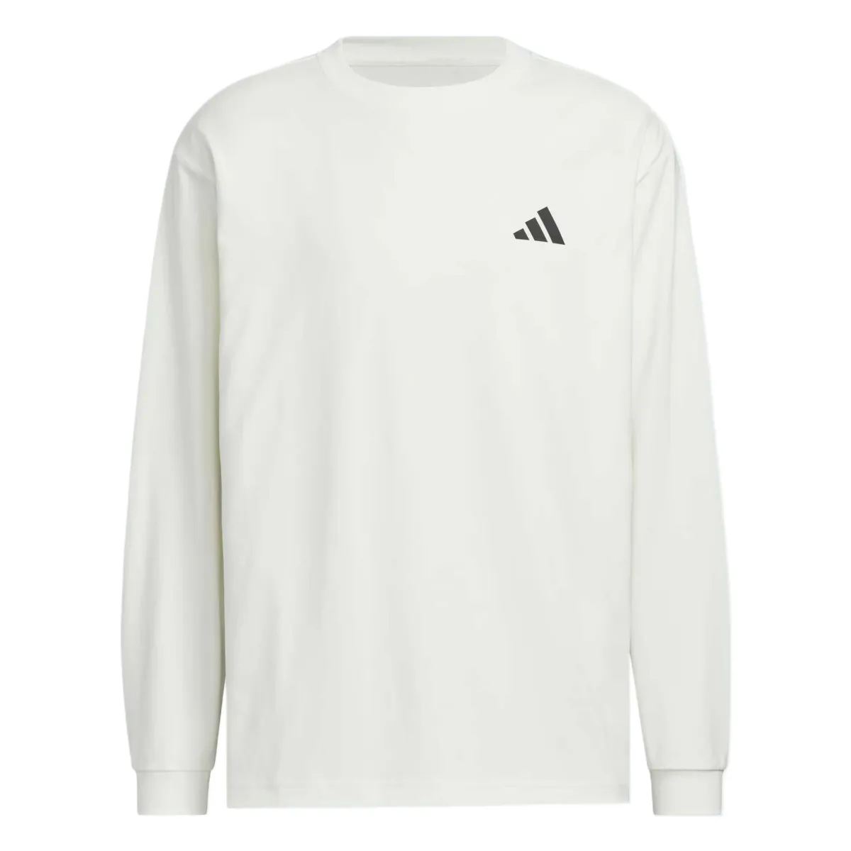 Adidas T-Shirts Men's Ecru Crew Neck Straight Fit