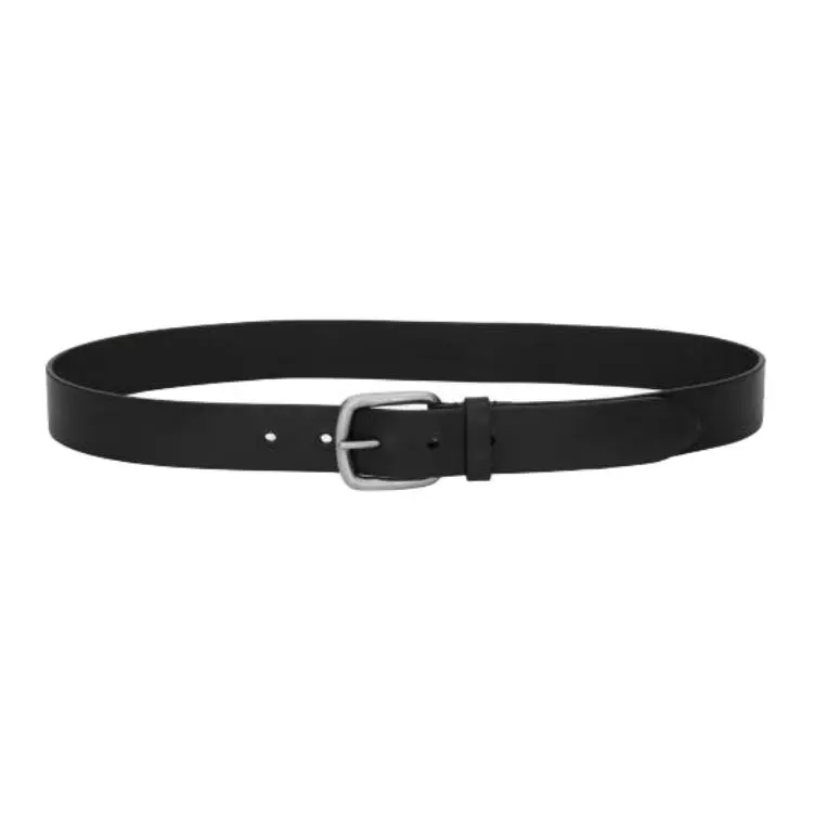 SAINT LAURENT Cow Leather Belts Unisex Black Width 3CM