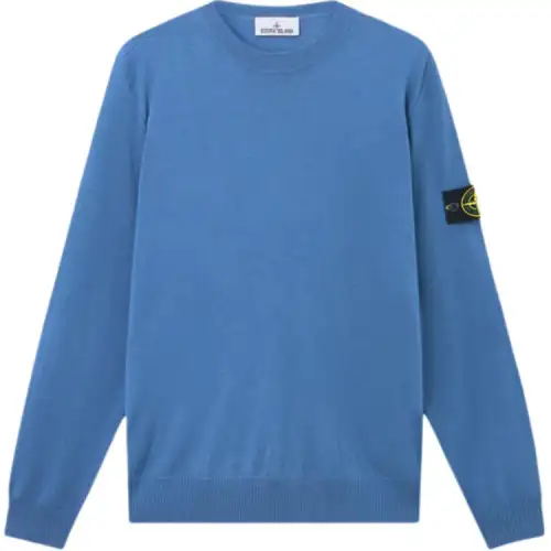 STONE ISLAND Logo Patch Crewneck Jumper