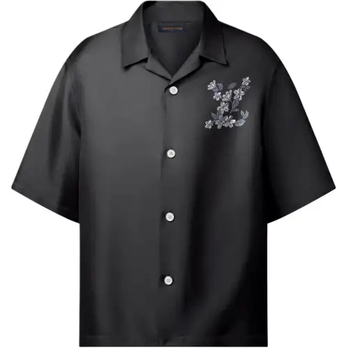 Louis Vuitton Printed Signature Silk Shirt