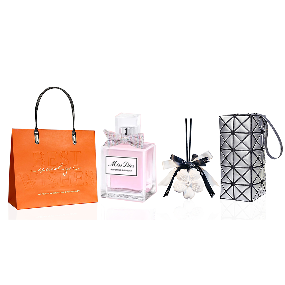 DIOR Perfume, floral lemon set contains rose for friend, sample, white musk, Birthday gift