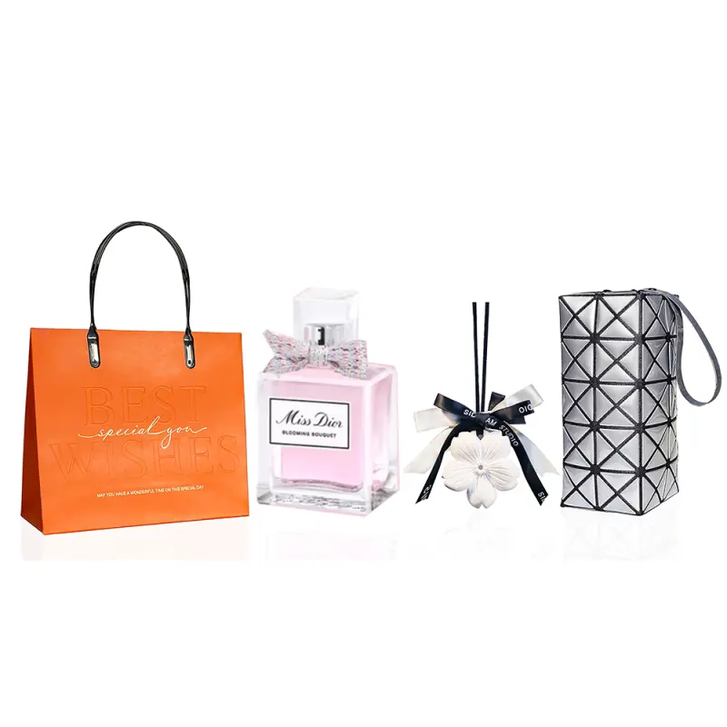 DIOR Perfume, floral lemon set contains rose for friend, sample, white musk, Birthday gift