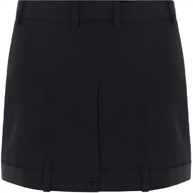 Balenciaga Twill Deconstructed Mini Skirt