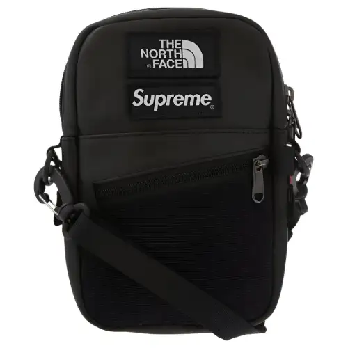 Supreme X The North Face Collaboration Supreme FW18 Leather Crossbody Bags Regular Unisex Black