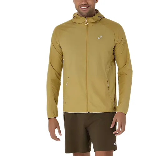 ASICS ROAD Jackets Men's Lemongrass Hooded Moderate Other