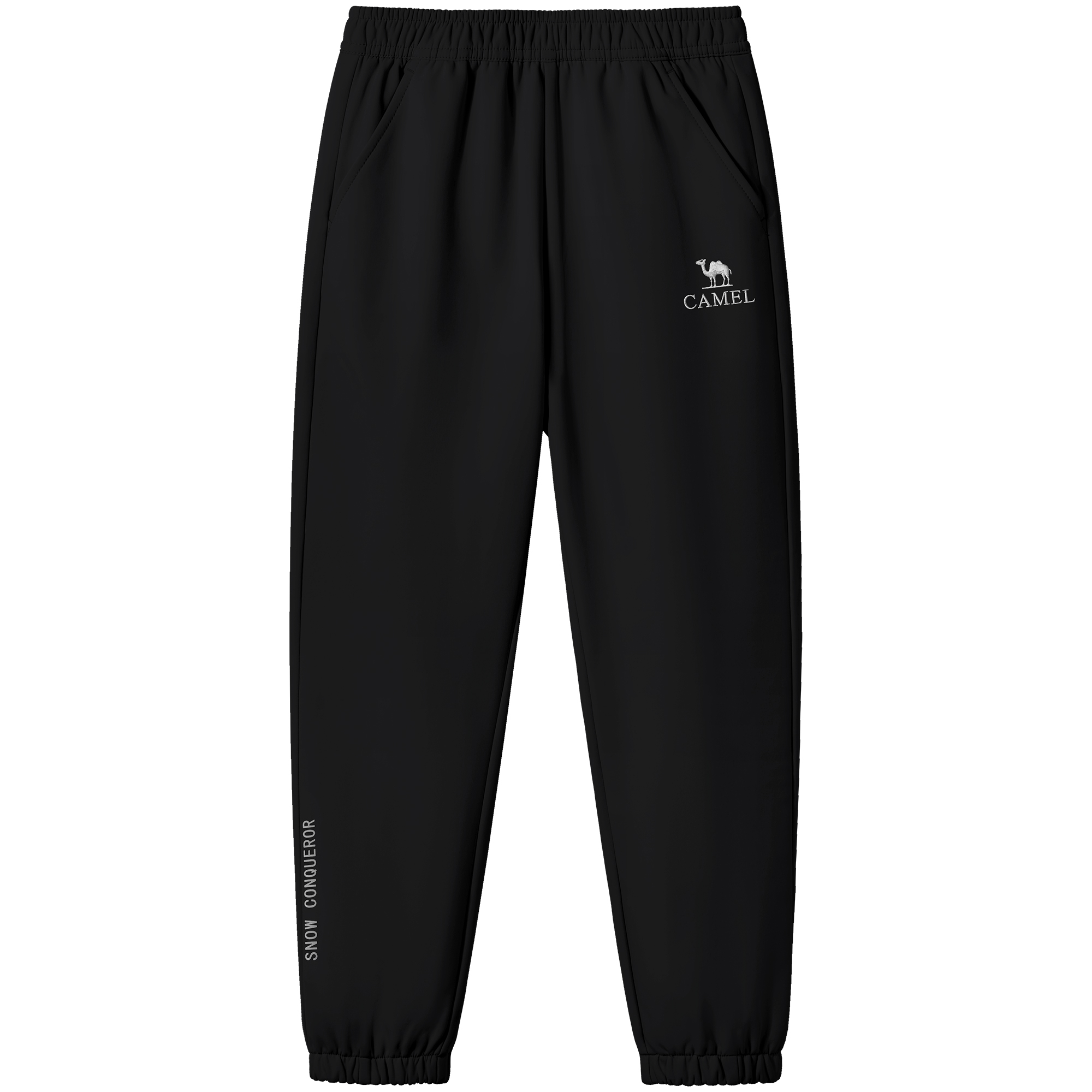 CAMEL Keep warm windproof fleece climbing trousers, sports children's ski suit for hiking for leisure, children's clothing