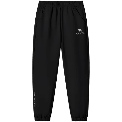 CAMEL Keep warm windproof fleece climbing trousers, sports children's ski suit for hiking for leisure, children's clothing
