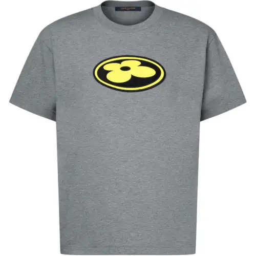 Lv Graphic Patch T Shirt