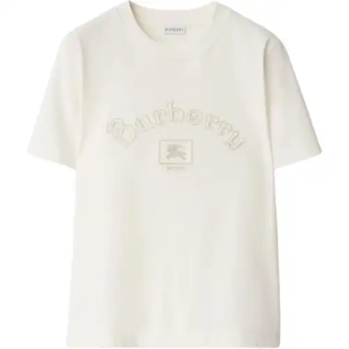 Burberry Gothic Logo Cotton T shirt