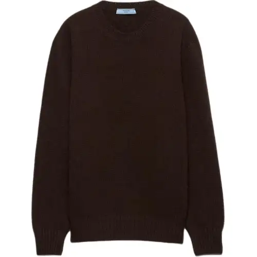 Prada ribbed-knit crew-neck sweater
