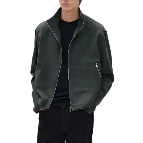 HERMES Jackets Men's Black Turtleneck Moderate Other