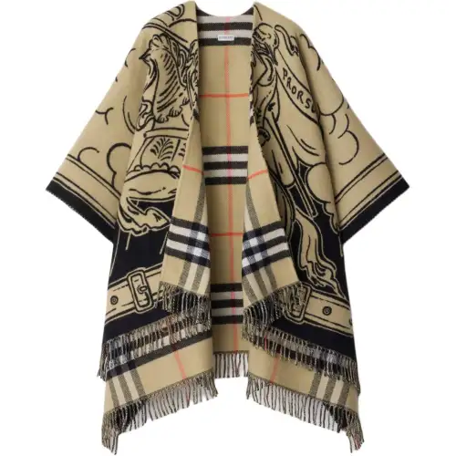 Burberry Equestrian Knight motif scarf