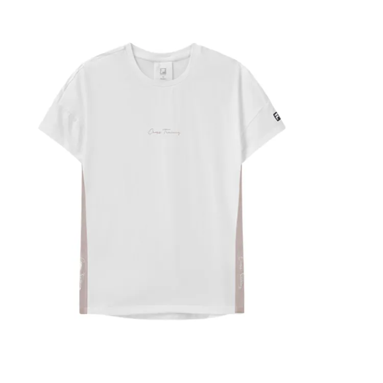 FILA Athletics T Shirts Women's Jade White Crew Neck