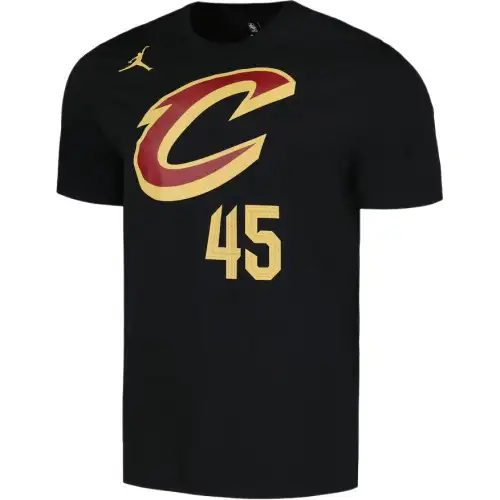 Jordan Apparel T Shirts Men's Black Crew Neck