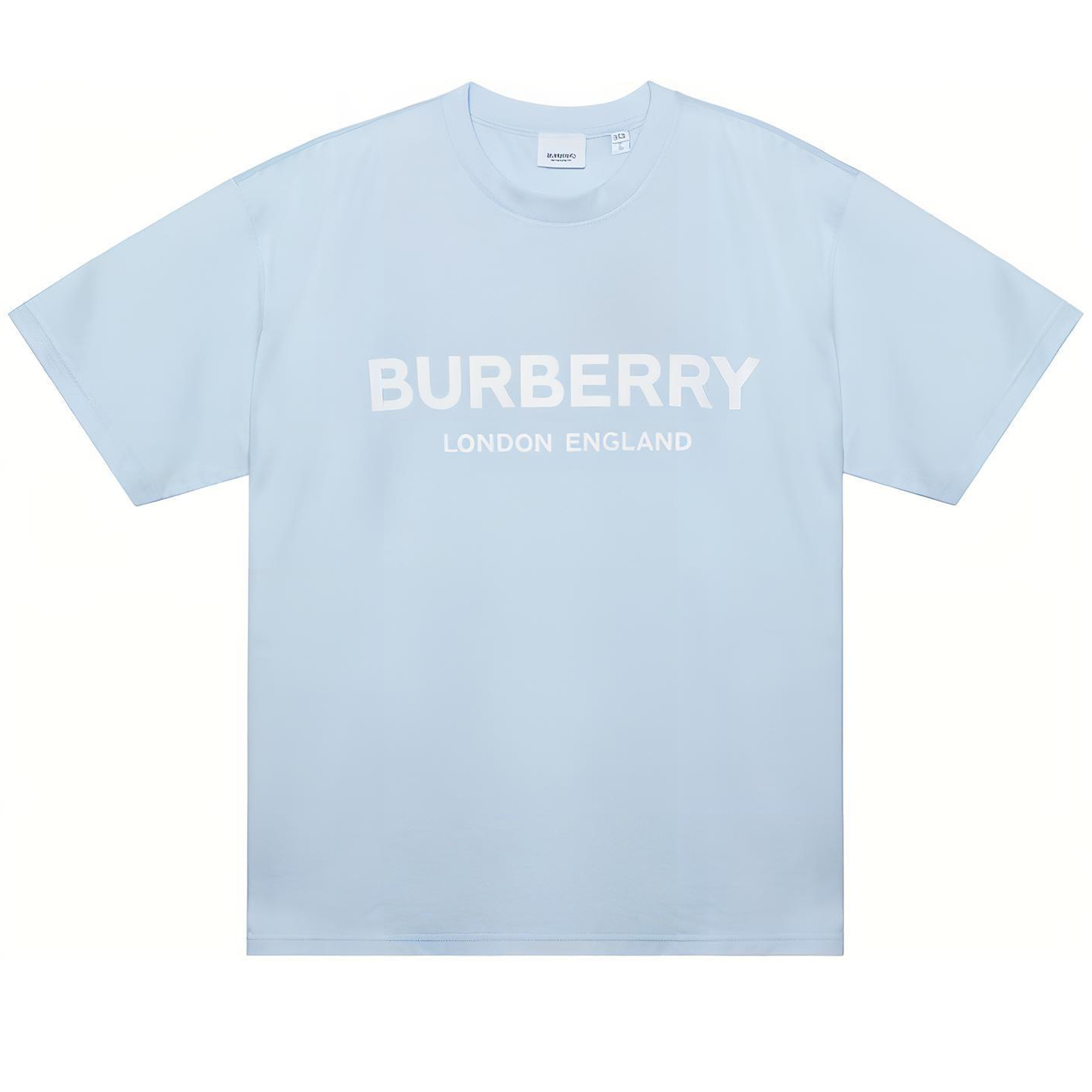 Женская футболка Burberry 80212711 (голубая)