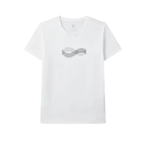 FILA T Shirts Women's White Crew Neck