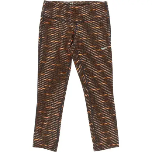 Nike Jeans Women's Orange Moderate Straight Fit Pants