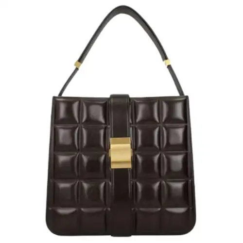 Bottega Veneta Leather Shoulder Bag, Handbag Women's Brown