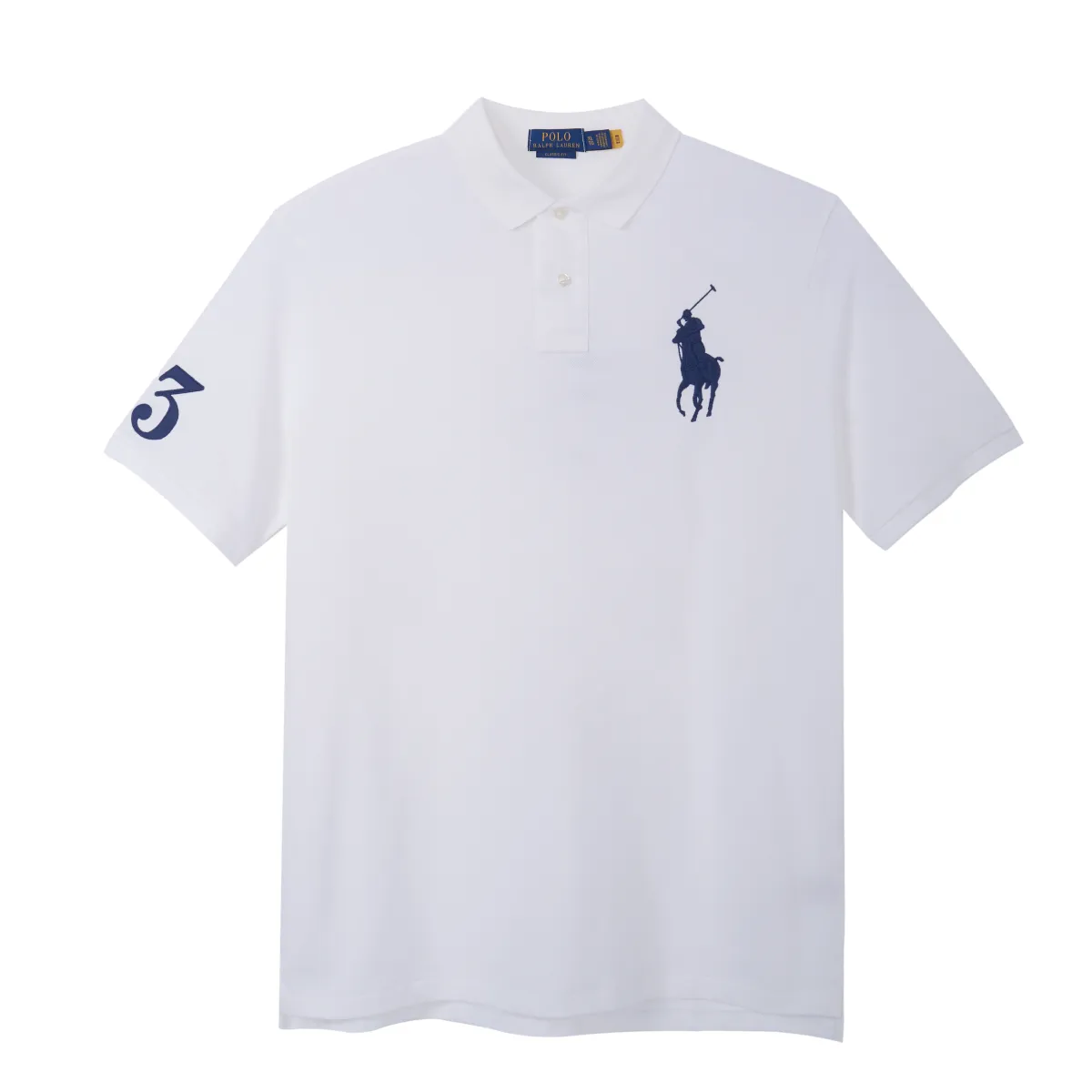 Polo Ralph Lauren Big Pony FW21 Polo Shirt Classic Version Men's White