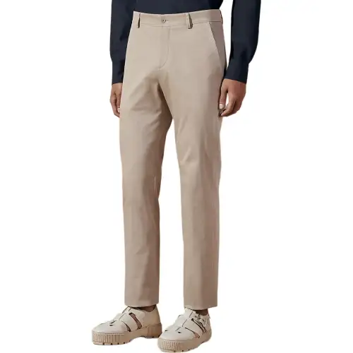 HERMES Casual Pants Men's Beige Moderate Other