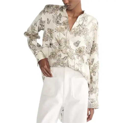Christian DIOR Pattern Printed Blouse