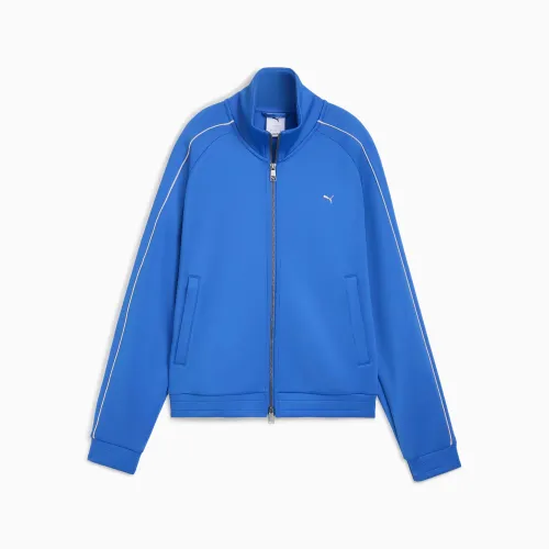 PUMA T7 Jackets Women's Blue Stand Collar Moderate Other