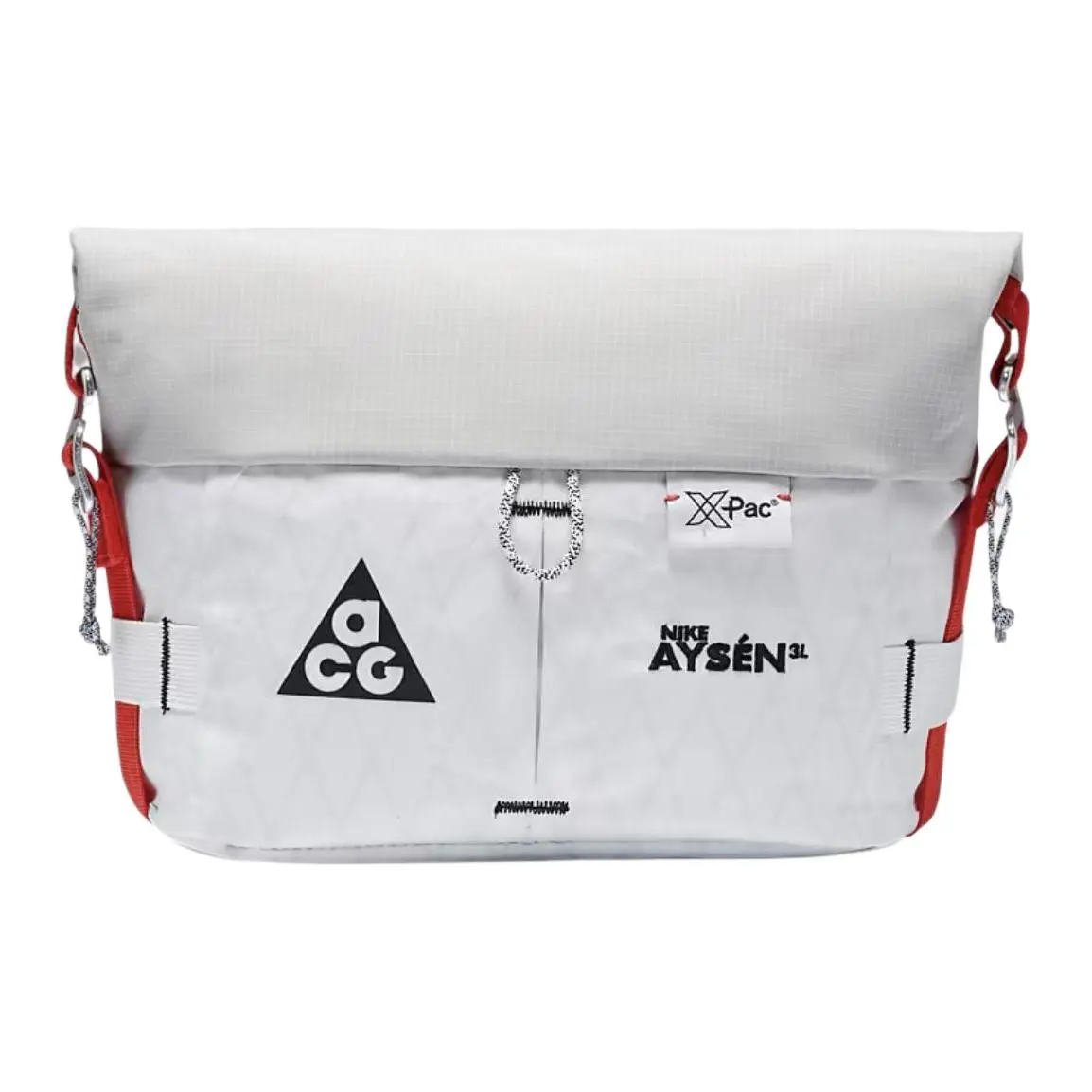 Nike Polyester One Shoulder Crossbody Fanny Pack Unisex White